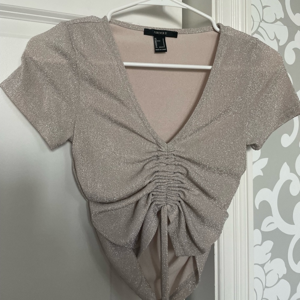 FOREVER 21 sparkle top